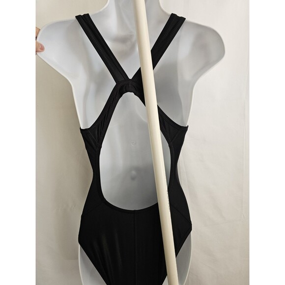 Nike Swimsuit Women's Black One Piece Bathing Suit Size 6 - Picture 5 of 8